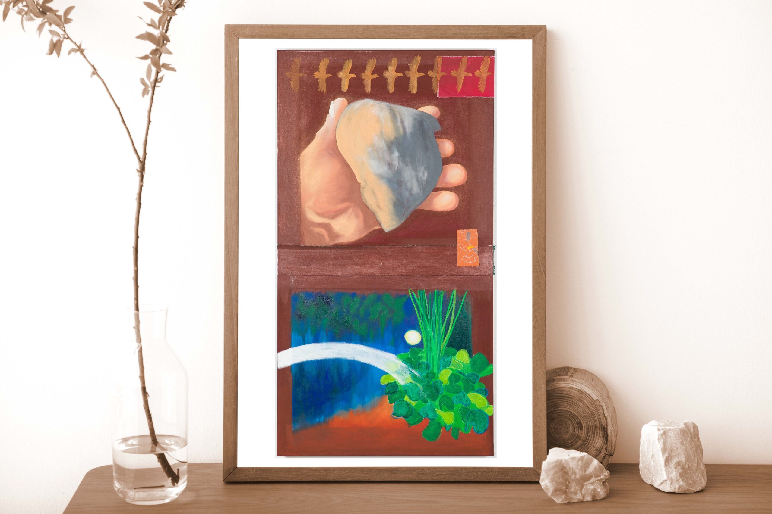 Geologist's hands | Print - Image 2